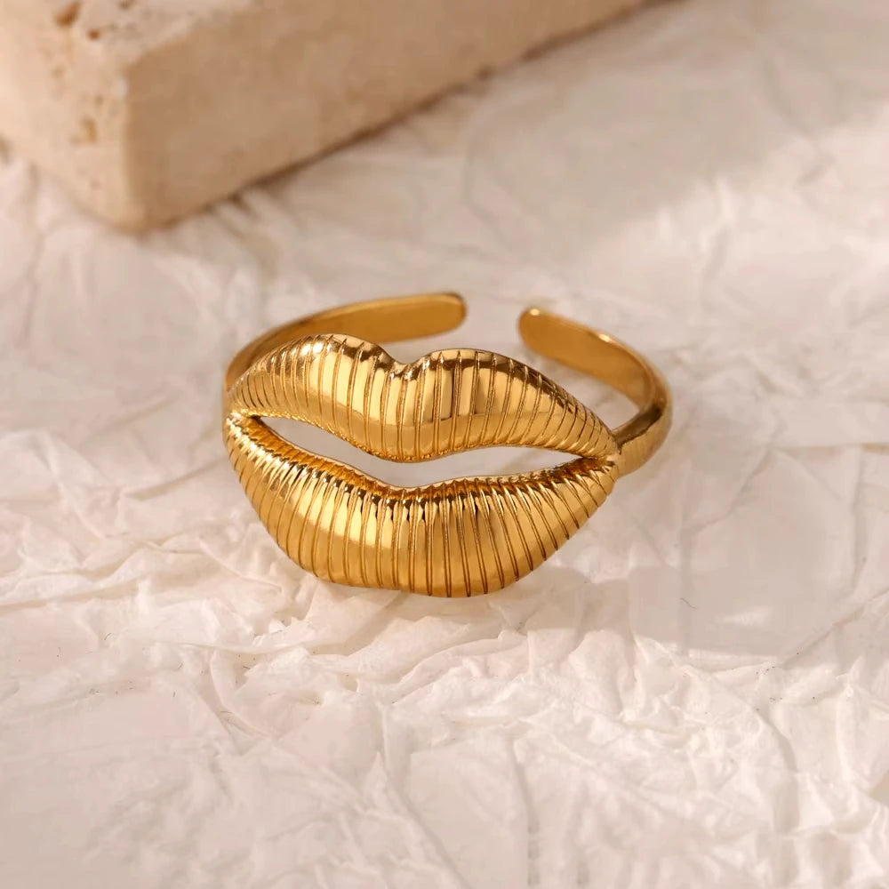 Adjustable Trendy Celestial Protection Geometric Ring Collection