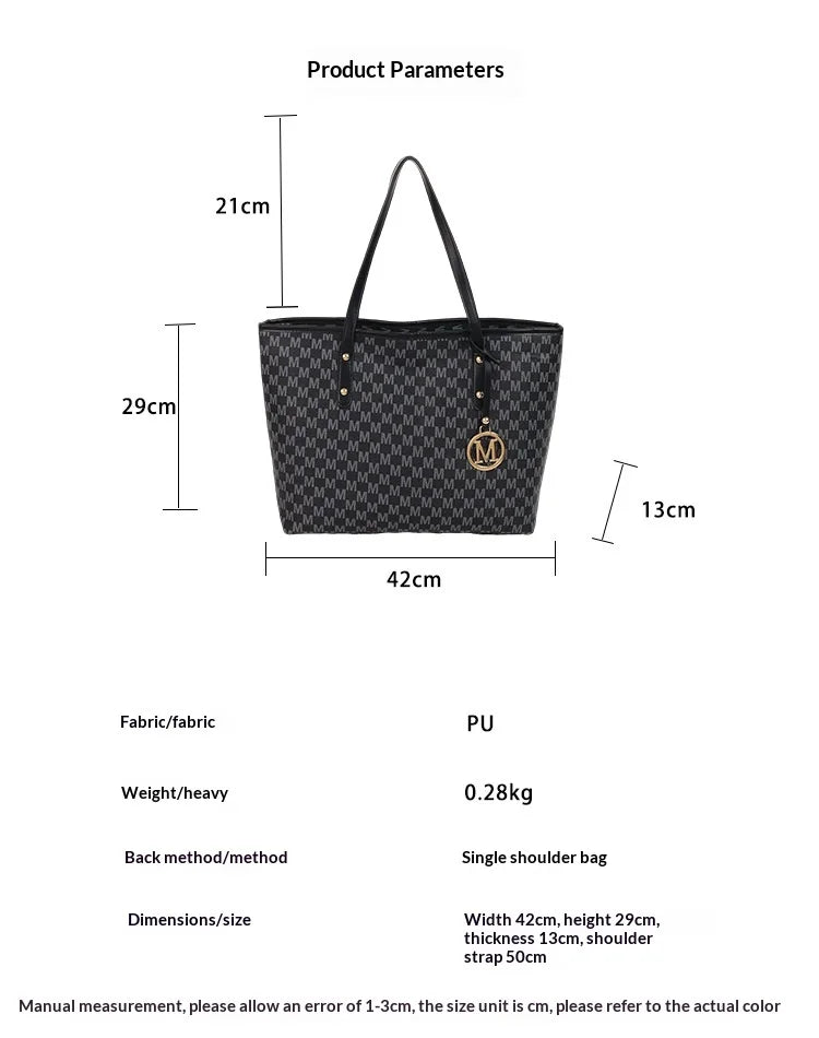 The Statement Patchwork Tote – Spacious & Stylish Shoulder Purse