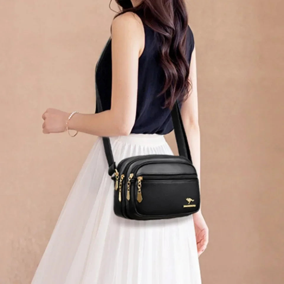 Effortless Elegance: The Ultimate Wear-Resistant Leather Messenger for the Modern Woman