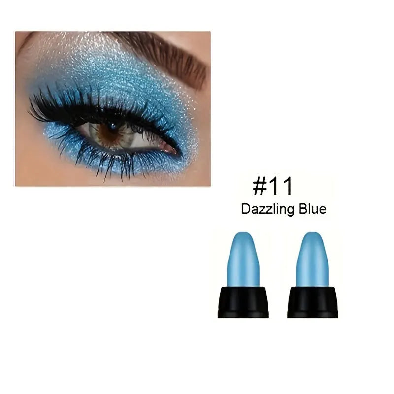 Ultimate Pearlescent Glitter Eyeliner Set – 16 Waterproof, Vibrant Colors