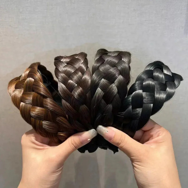 The Instant Braided Hair Band: Bohemian Synthetic Hair Headpiece for Effortless Elegance