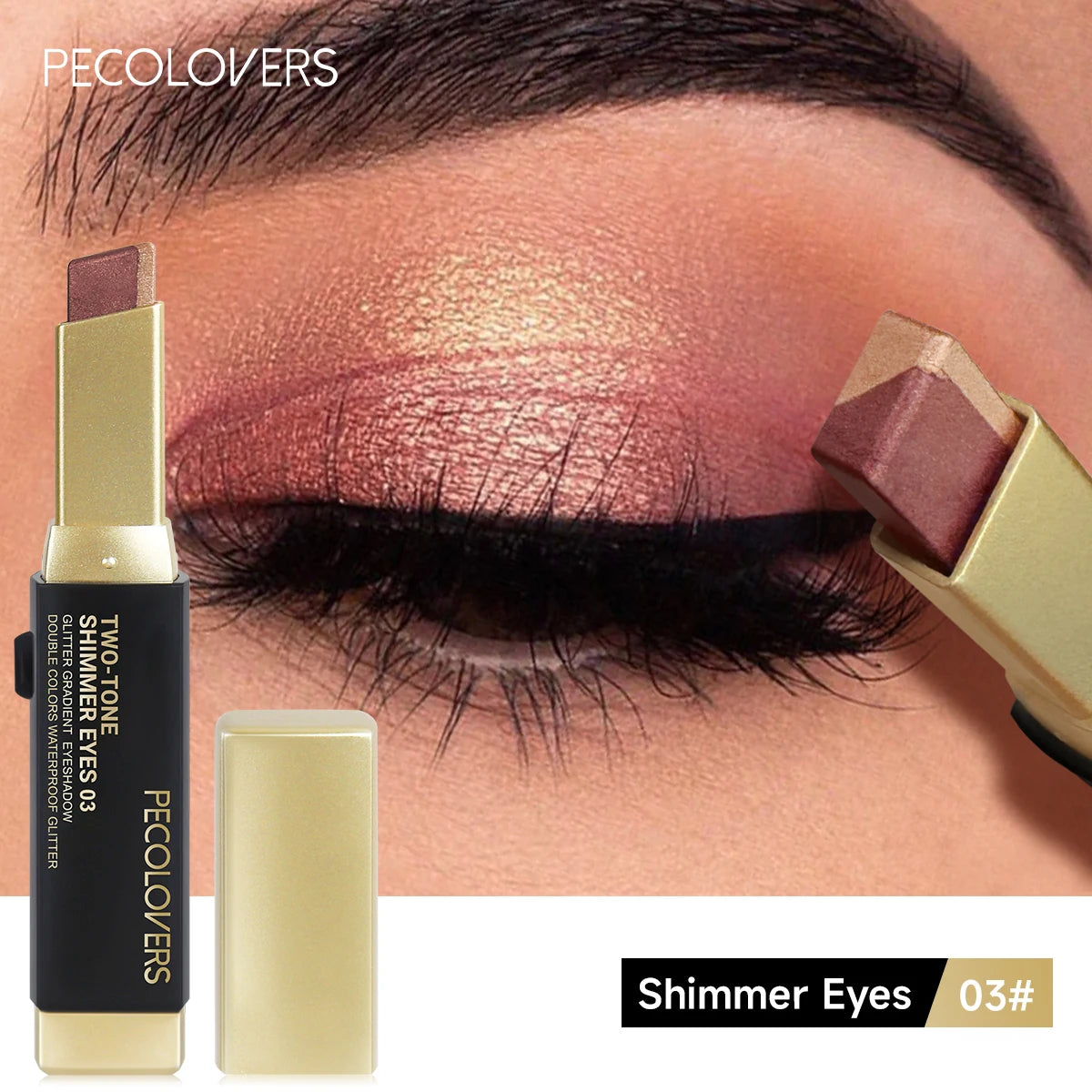 Instant Glam: 2-in-1 Gradient Eyeshadow & Highlighter Pencil – Long-Lasting Glow