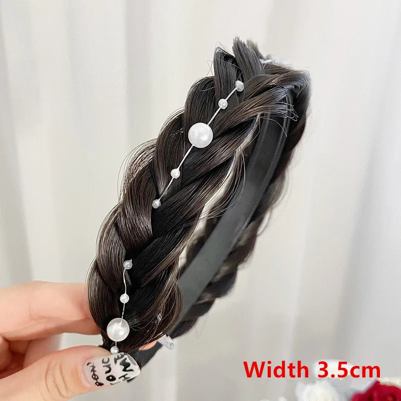 The Instant Braided Hair Band: Bohemian Synthetic Hair Headpiece for Effortless Elegance