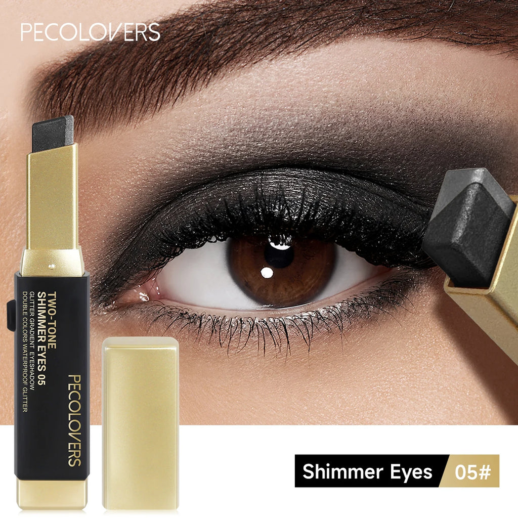 Instant Glam: 2-in-1 Gradient Eyeshadow & Highlighter Pencil – Long-Lasting Glow