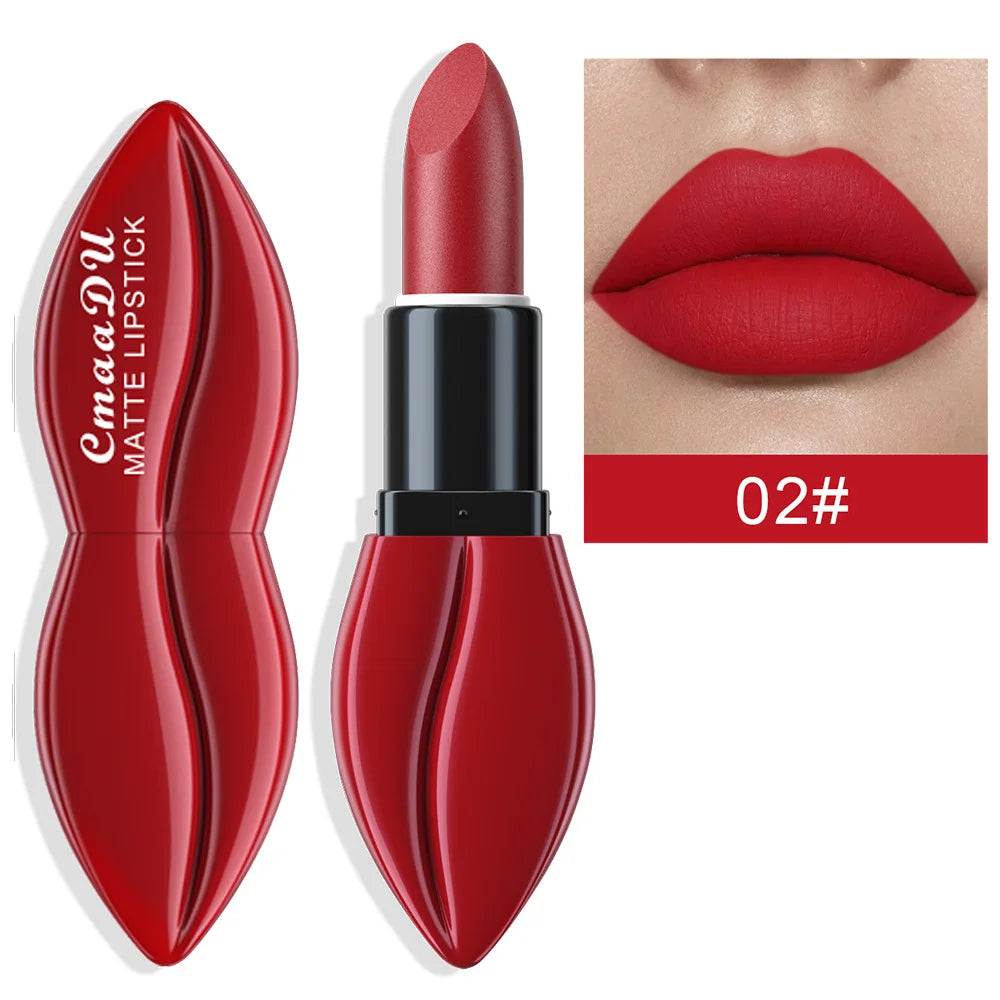 CmaaDu Signature Matte Collection – 10-Piece Long-Lasting Lipstick Set