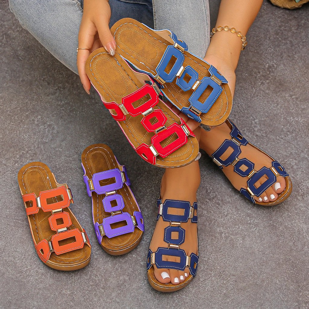 The Roman Heritage Wedge Sandal | Comfort-First Summer Elevation