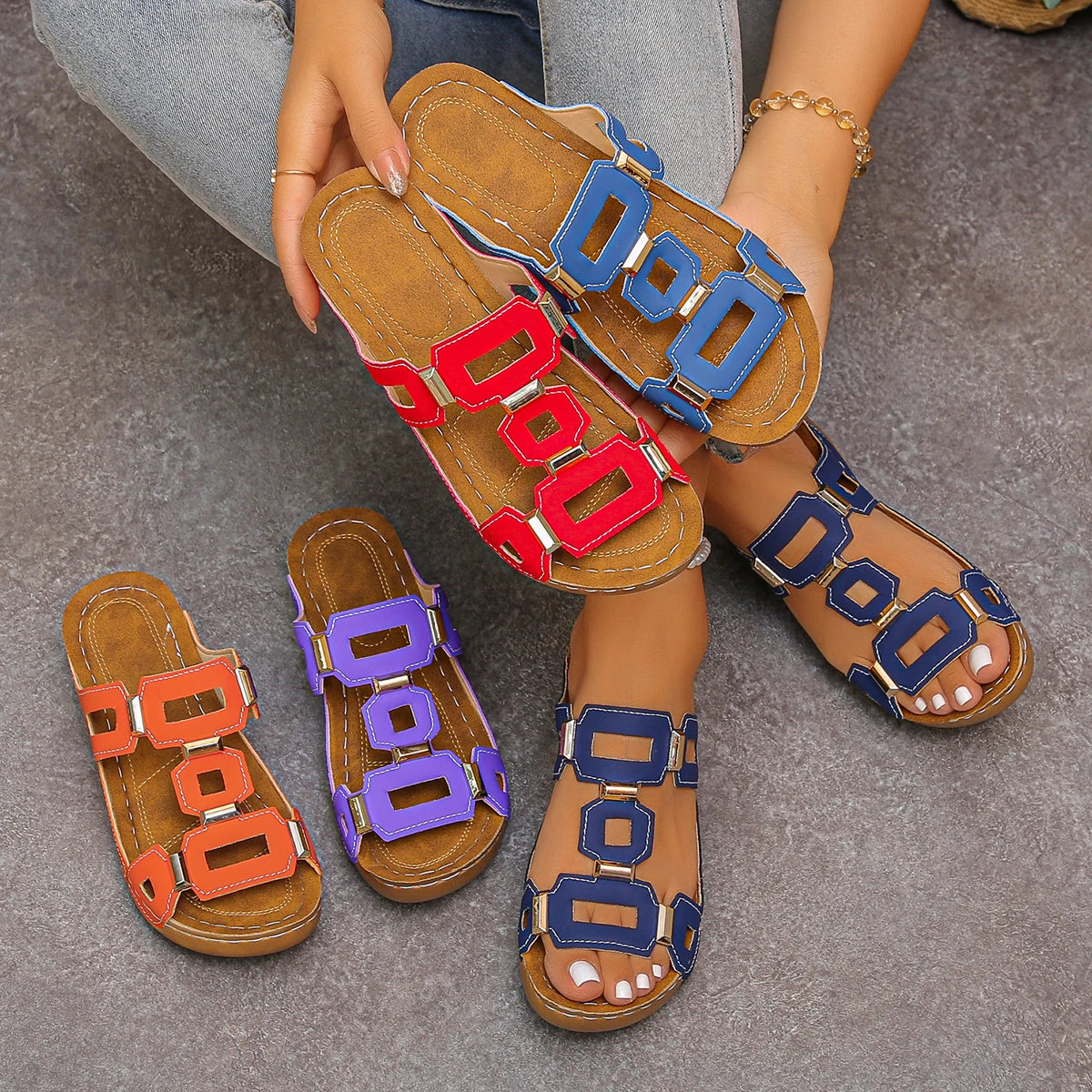 The Roman Heritage Wedge Sandal | Comfort-First Summer Elevation