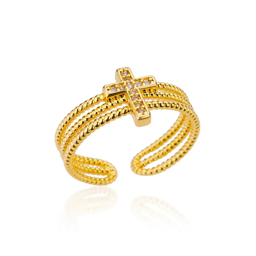 Adjustable Luxe Geometric 316L Gold Rings – The Ultimate All-Day Statement 48 Pieces