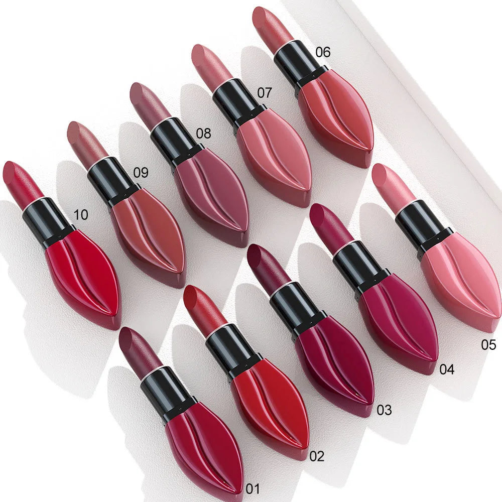 CmaaDu Signature Matte Collection – 10-Piece Long-Lasting Lipstick Set