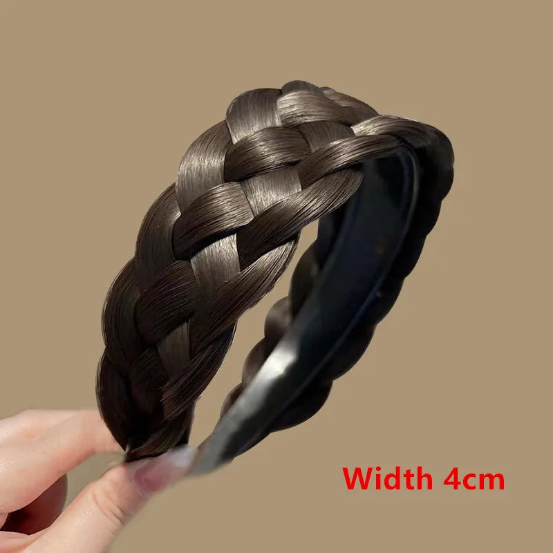 The Instant Braided Hair Band: Bohemian Synthetic Hair Headpiece for Effortless Elegance