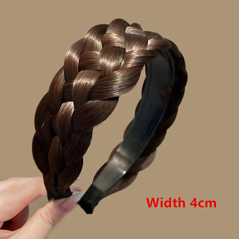The Instant Braided Hair Band: Bohemian Synthetic Hair Headpiece for Effortless Elegance