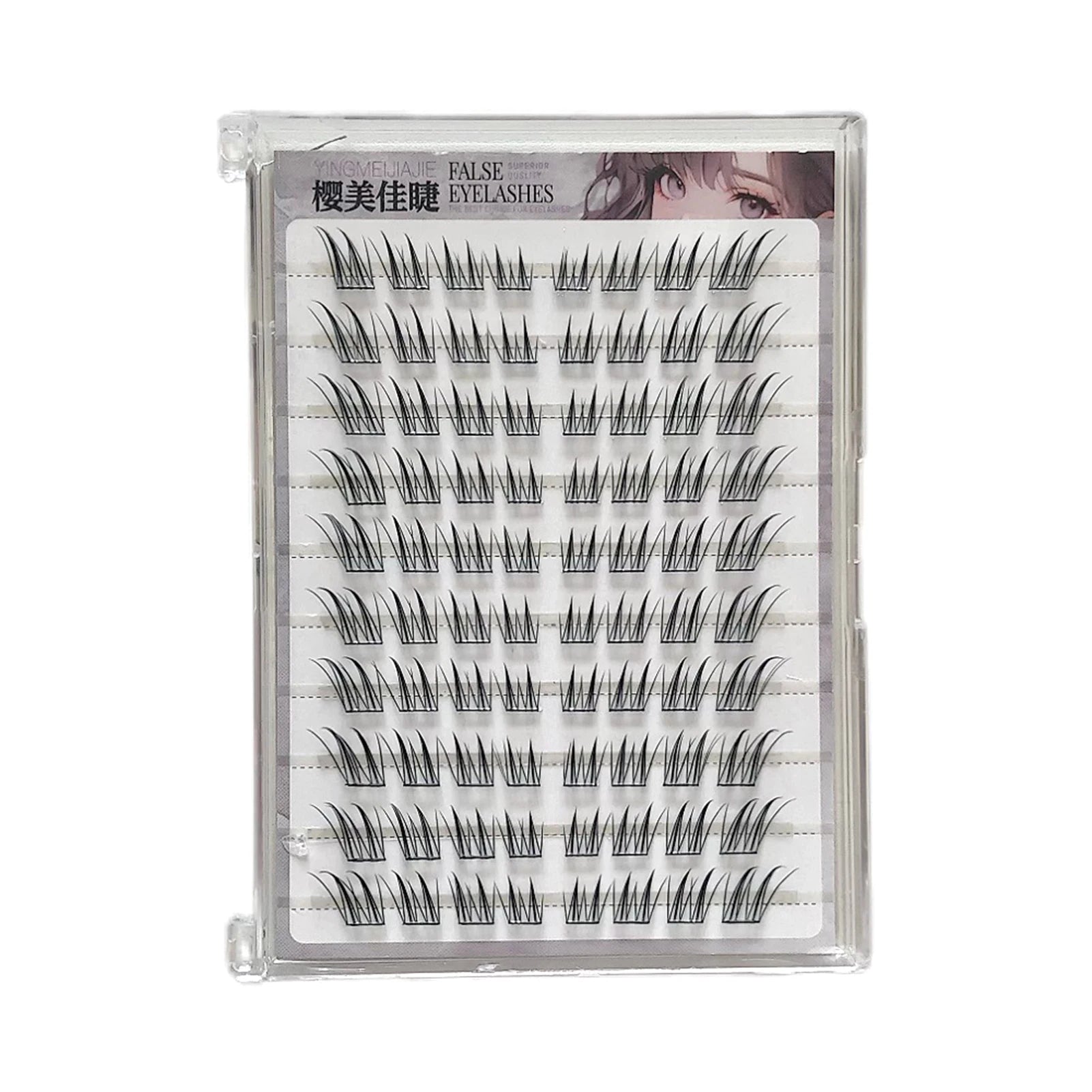 The Master Collection: 6/10/20 Row Silk Fiber Lashes – Easy-Apply Glue-Free Extensions