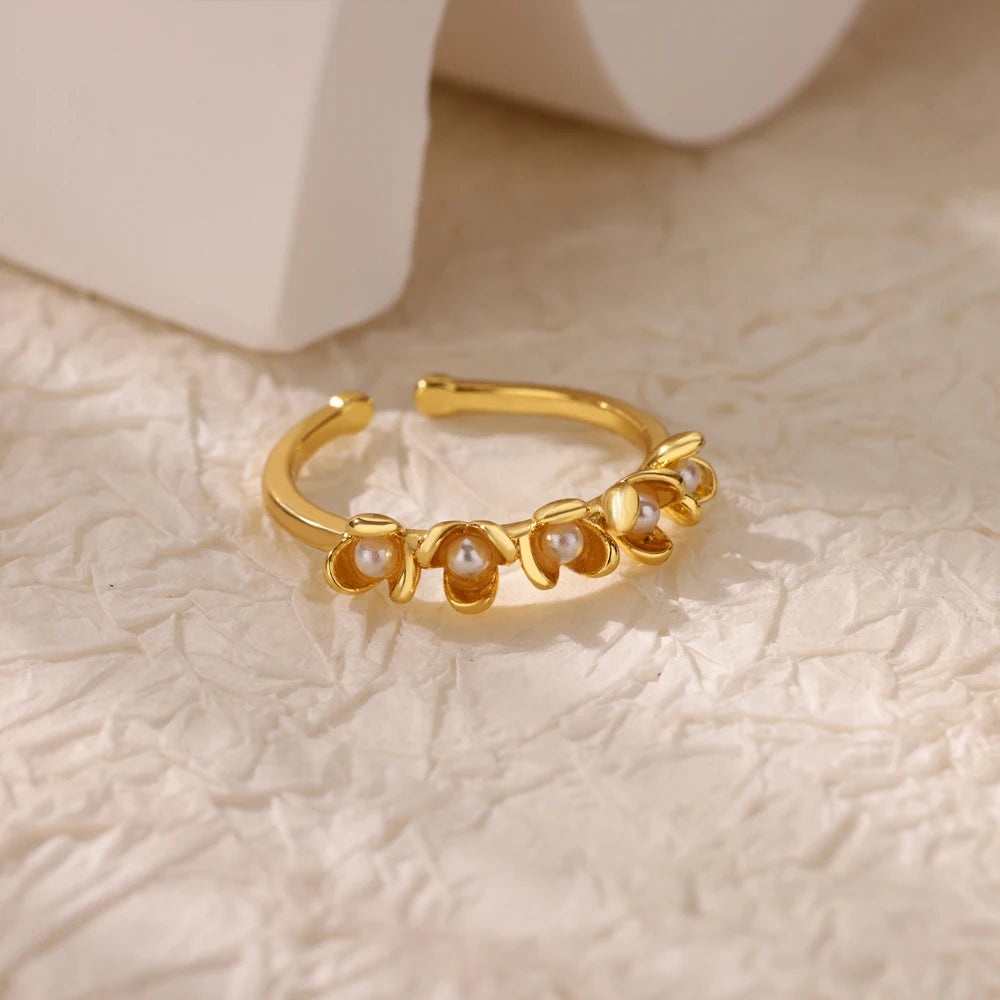 Adjustable Trendy Celestial Protection Geometric Ring Collection