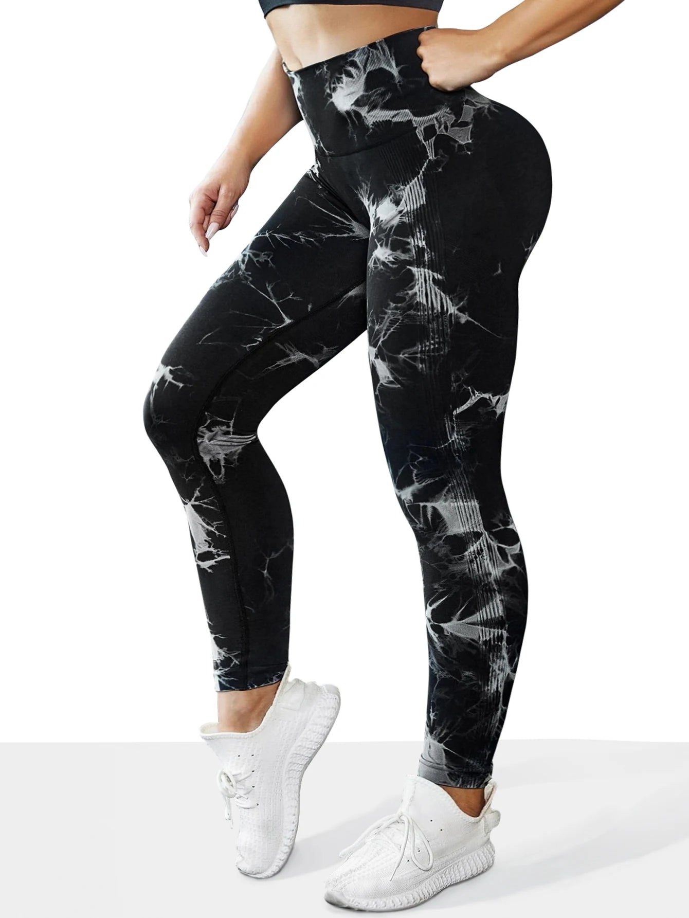 Nebula Seamless Tie-Dye Sculpt Leggings