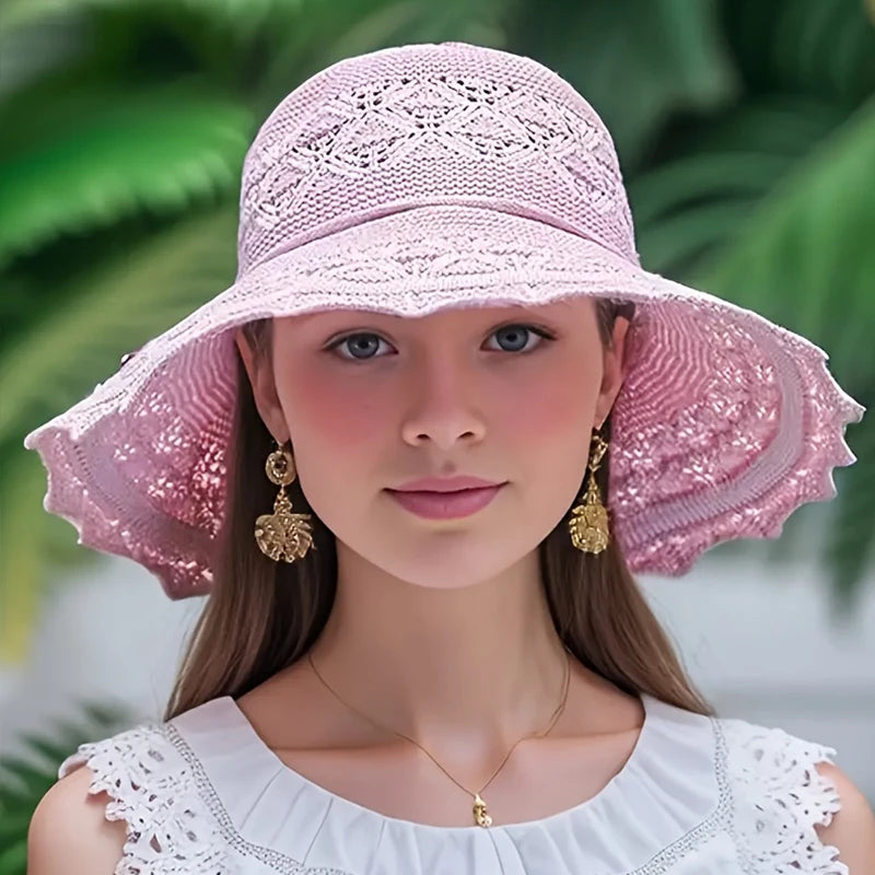 Featured Korean-Style Wave & Beach Sun Hats