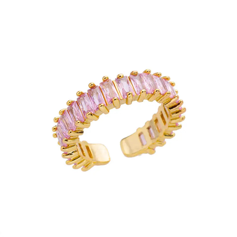 Adjustable Luxe Geometric 316L Gold Rings – The Ultimate All-Day Statement 48 Pieces