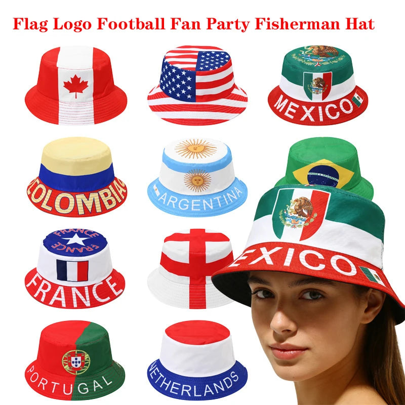 The Global Fan Reversible Bucket Hat | international flags collection