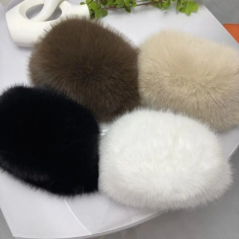 The Alpine Luxe Faux Fur Bucket Hat | Soft-Touch Winter Statement