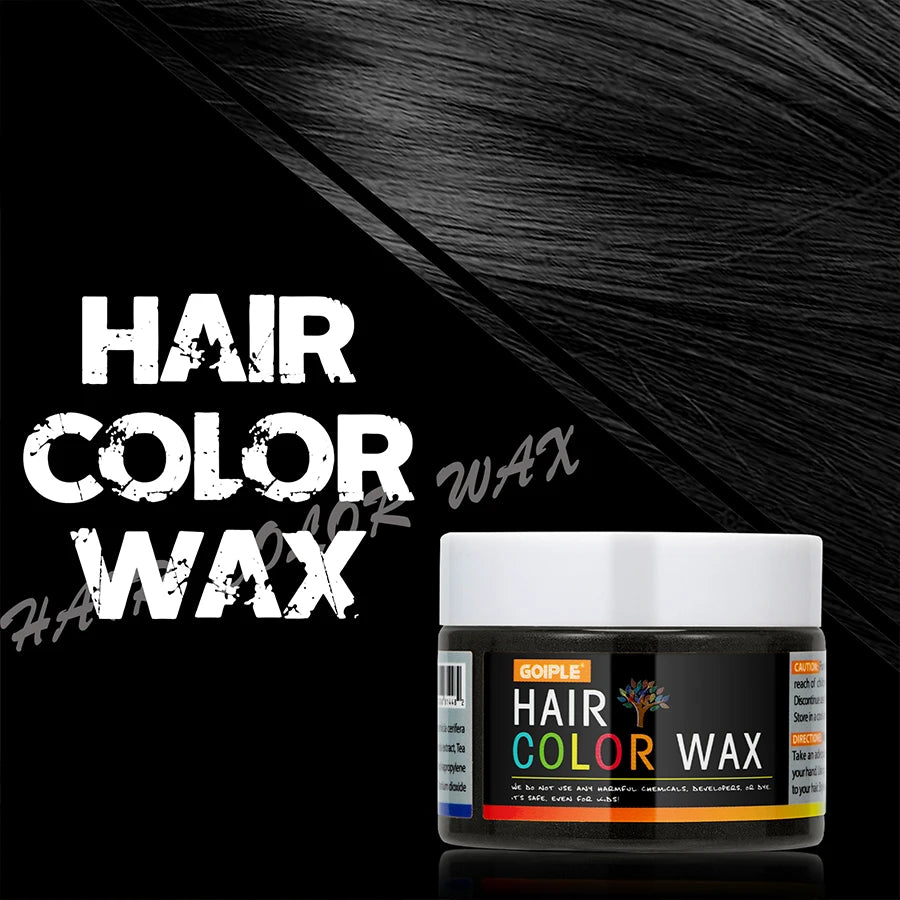 Temporary Hair Color Wax Mud – Easy Wash One-Time Coloring Cream for Hair, Beards, and Eyebrows, Instant Matte Hairstyle Styling Clay for Parties and Cosplay