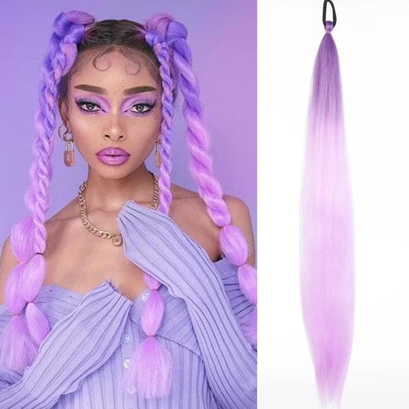 Prism Wave 26-Inch Ombre Braiding Ponytail