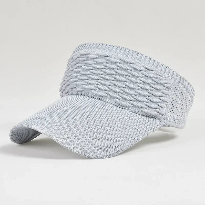 The Summer Glow Anti-UV Sport Visor | Chic Open-Top Protection