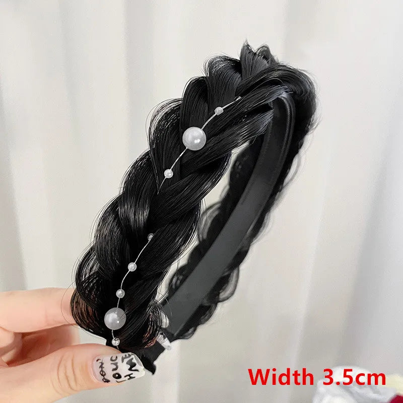 The Instant Braided Hair Band: Bohemian Synthetic Hair Headpiece for Effortless Elegance