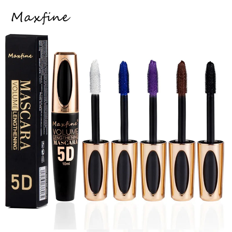 5D Silk Fiber Lash Mascara – Volumizing, Lengthening & Waterproof