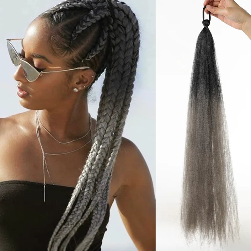 Prism Wave 26-Inch Ombre Braiding Ponytail