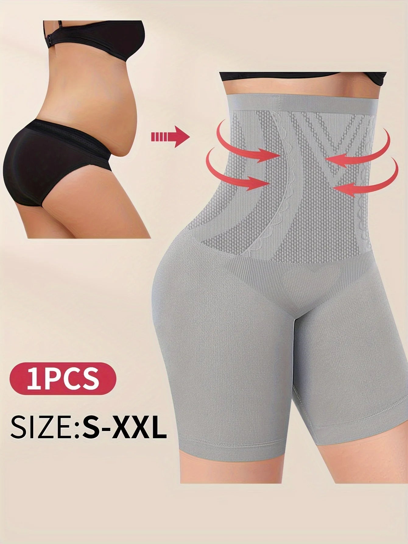 High Waist Tummy Contouring Seamles Comfortable