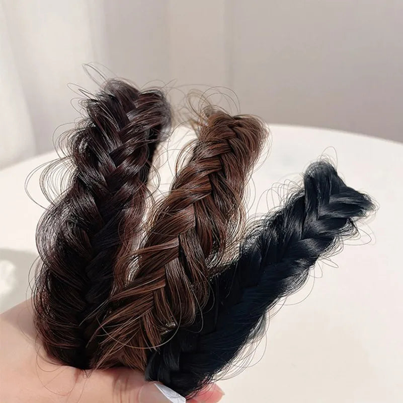 The Instant Braided Hair Band: Bohemian Synthetic Hair Headpiece for Effortless Elegance