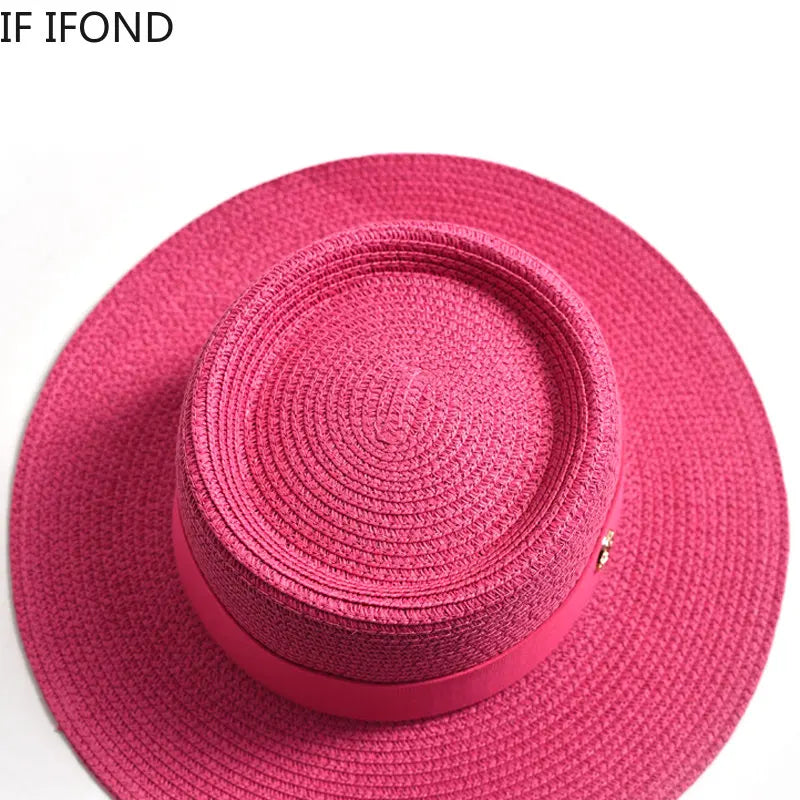 The Riviera Classic Straw Sun Hat | Wide-Brim Vacation Essential