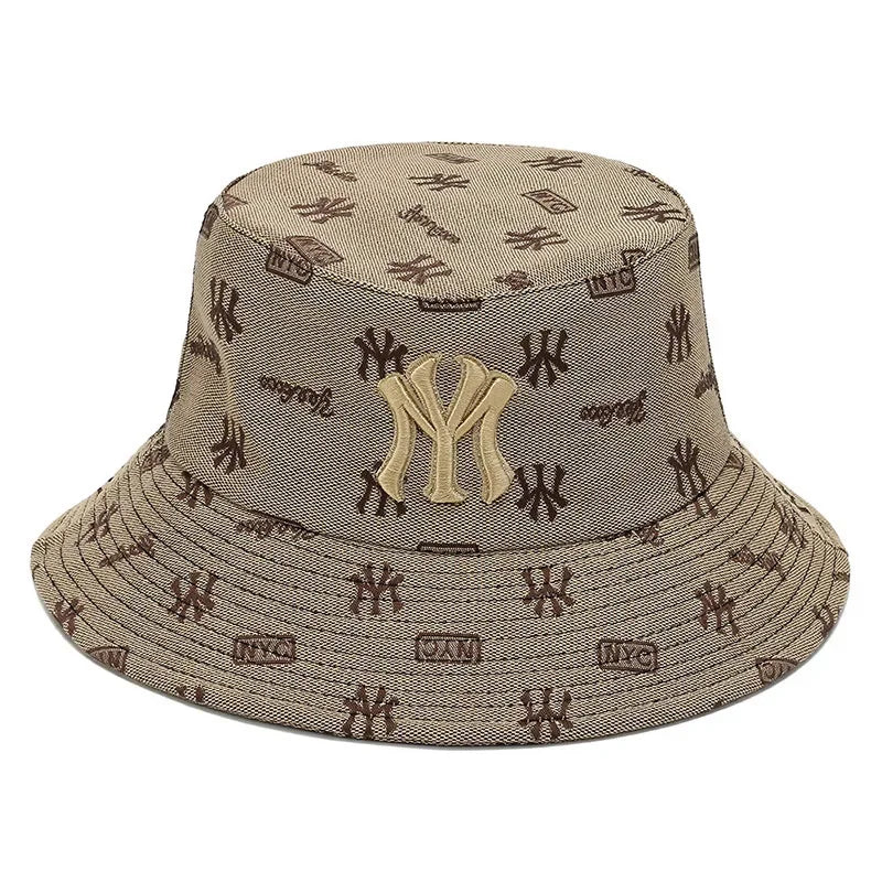 City-Ready Shade: Letter-Embroidered & Sun-Protective Bucket Hats