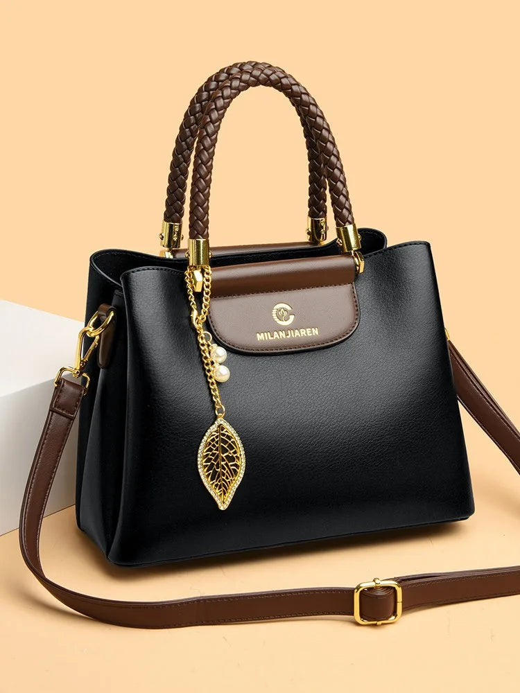 The Daily Luxe Satchel – Versatile & Durable Real Leather Carry-All