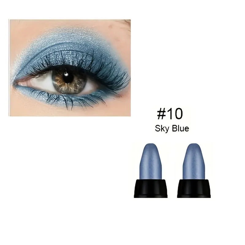 Ultimate Pearlescent Glitter Eyeliner Set – 16 Waterproof, Vibrant Colors