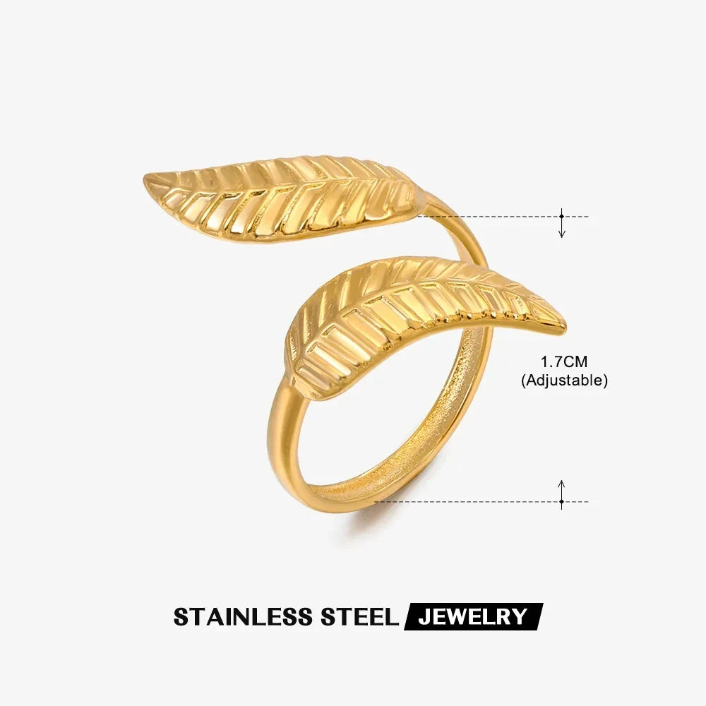 Adjustable Luxe Geometric 316L Gold Rings – The Ultimate All-Day Statement 48 Pieces