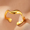 Adjustable Trendy Celestial Protection Geometric Ring Collection