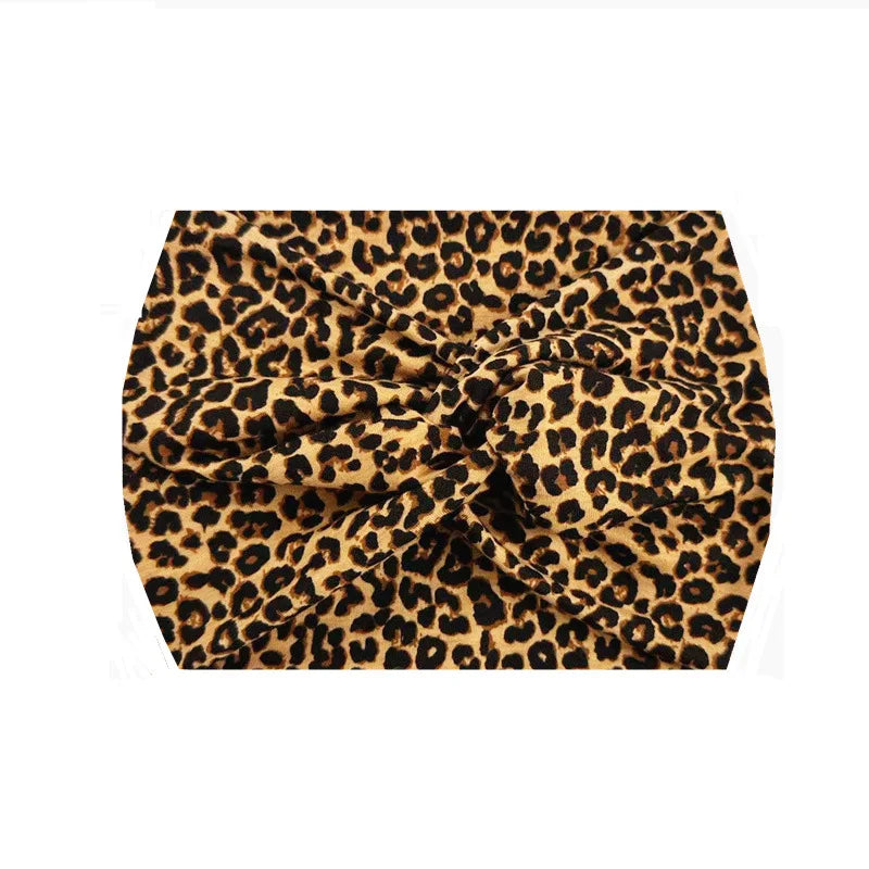 Extra-Wide 18cm Bohemian Headband – Stretchy Printed Turban Wrap for Fitness & Everyday Style