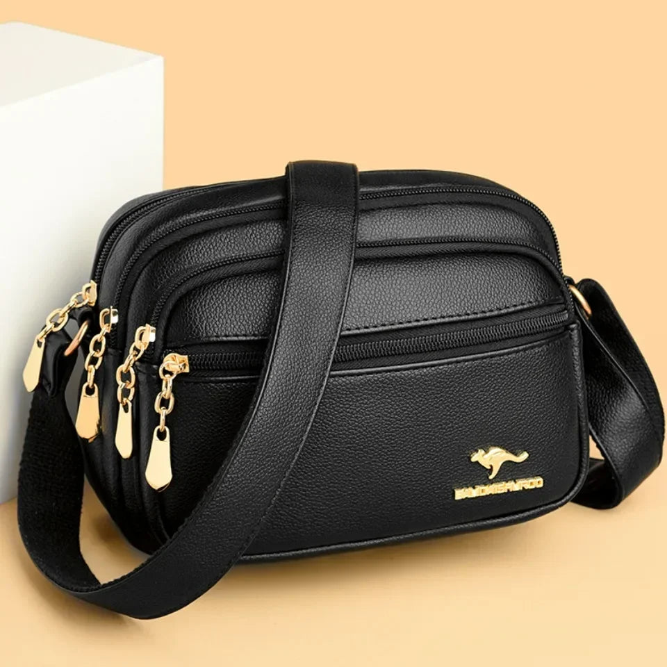 Effortless Elegance: The Ultimate Wear-Resistant Leather Messenger for the Modern Woman
