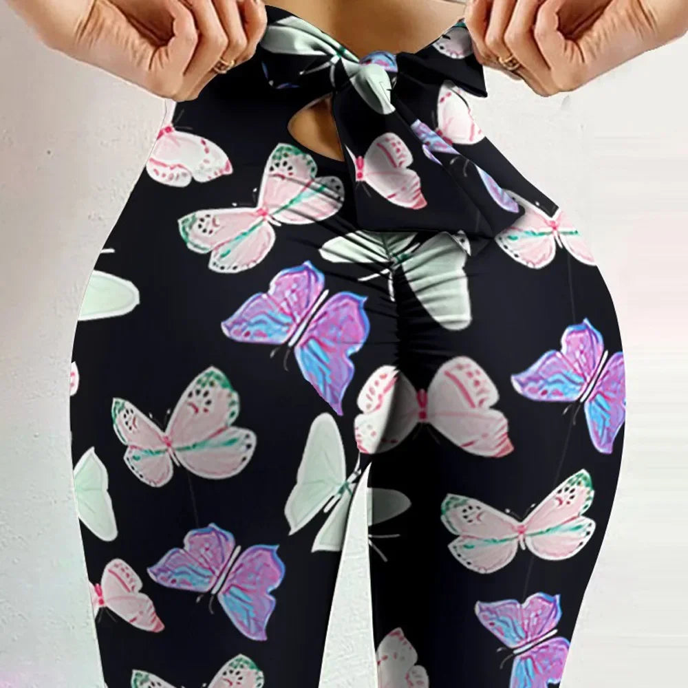 Wildside Bow-Knot Booty Sculpt Tights