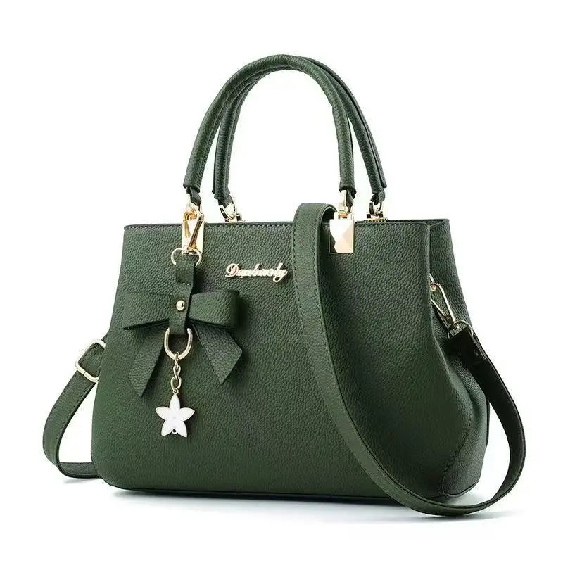 The Sweet Commuter – Korean-Style Bow Handbag & Messenger