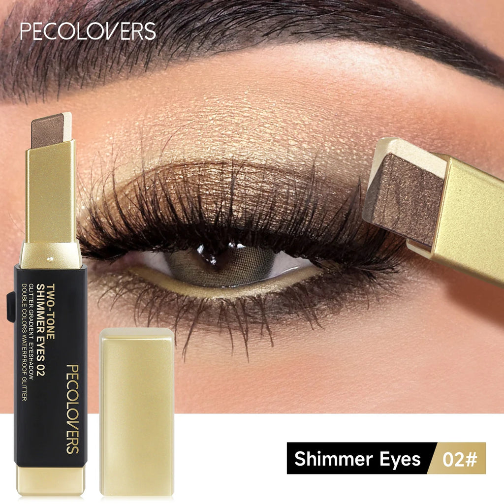 Instant Glam: 2-in-1 Gradient Eyeshadow & Highlighter Pencil – Long-Lasting Glow