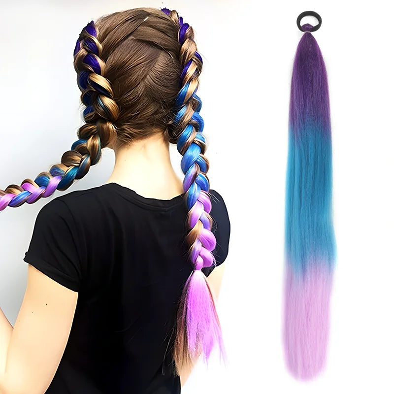 Prism Wave 26-Inch Ombre Braiding Ponytail