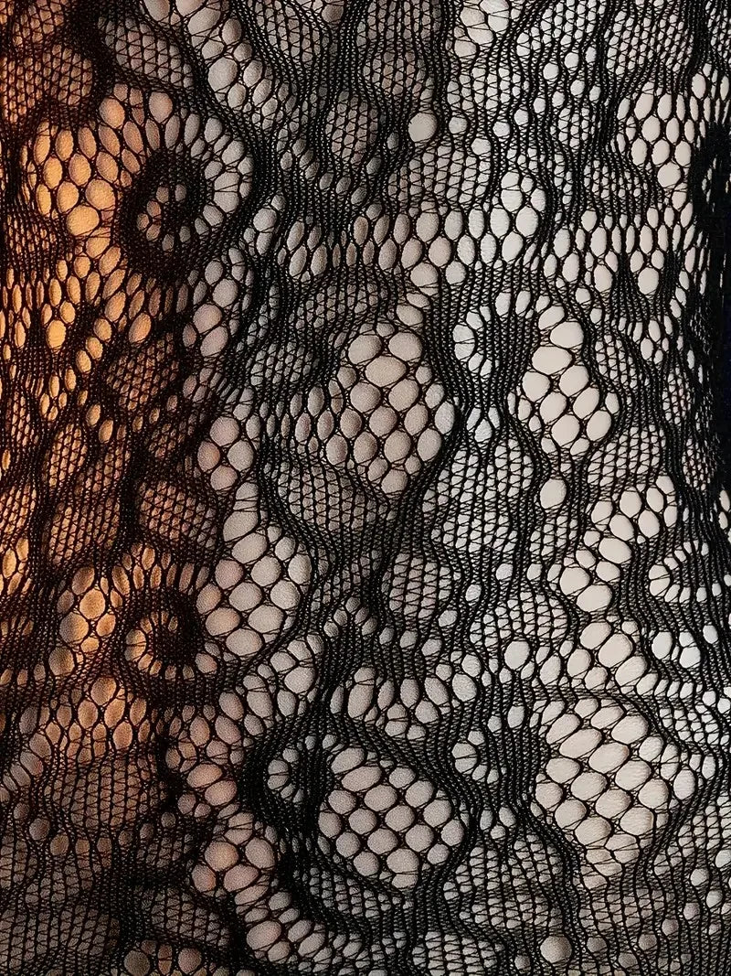 Full-Body Crotchless Lace Bodystocking Underwear Set