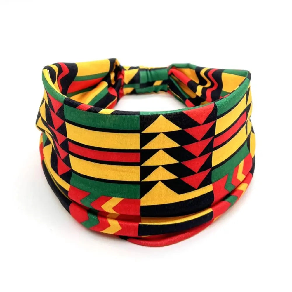 Vintage Bohemian Wide Headband – Elastic Knot Turban Hair Wrap for Effortless Style