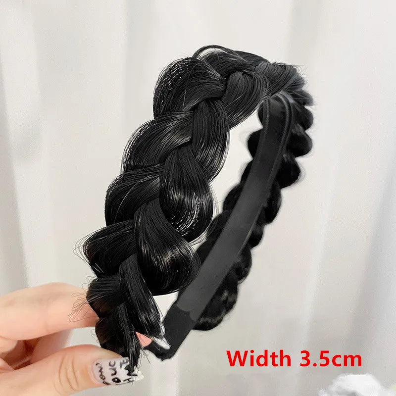The Instant Braided Hair Band: Bohemian Synthetic Hair Headpiece for Effortless Elegance