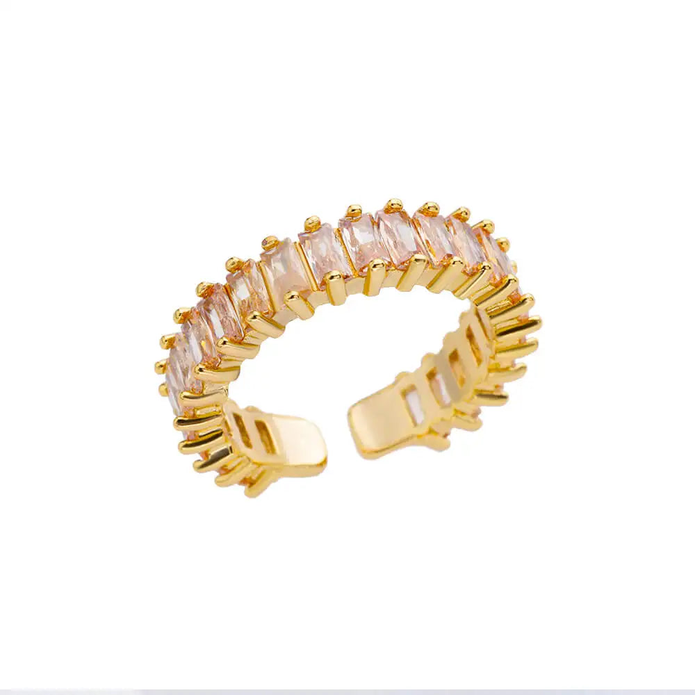 Adjustable Luxe Geometric 316L Gold Rings – The Ultimate All-Day Statement 48 Pieces