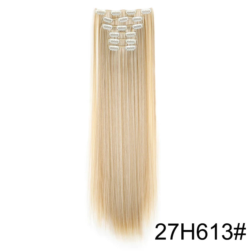 Aura Length 24-Inch Straight Clip-In Collection