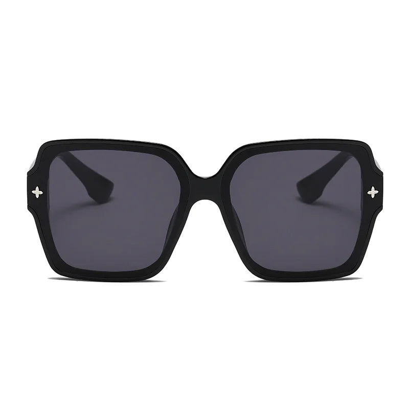 Fashion Square Frame Sunglasses for Women Luxury UV Protection Large Frame All-MatcH