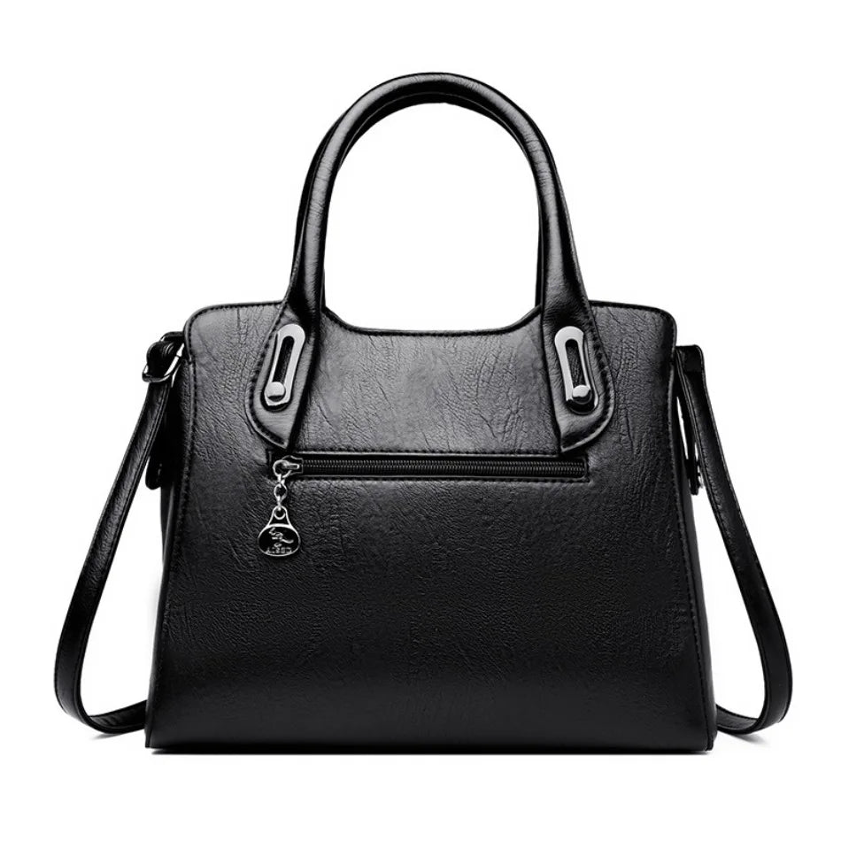 The Tri-Compartment Executive Tote – Luxury Structured Shoulder Bag