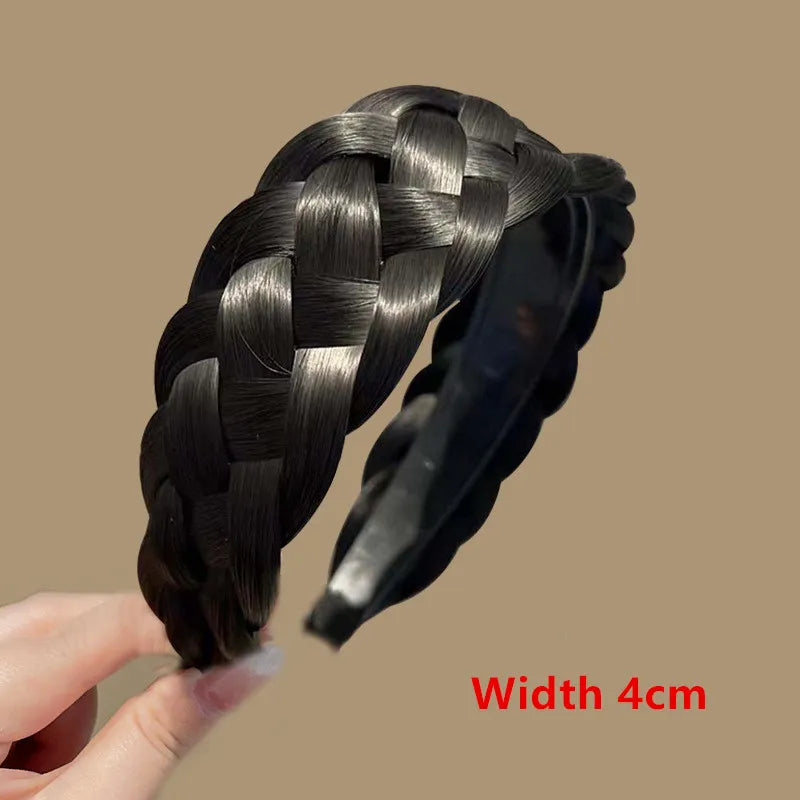 The Instant Braided Hair Band: Bohemian Synthetic Hair Headpiece for Effortless Elegance
